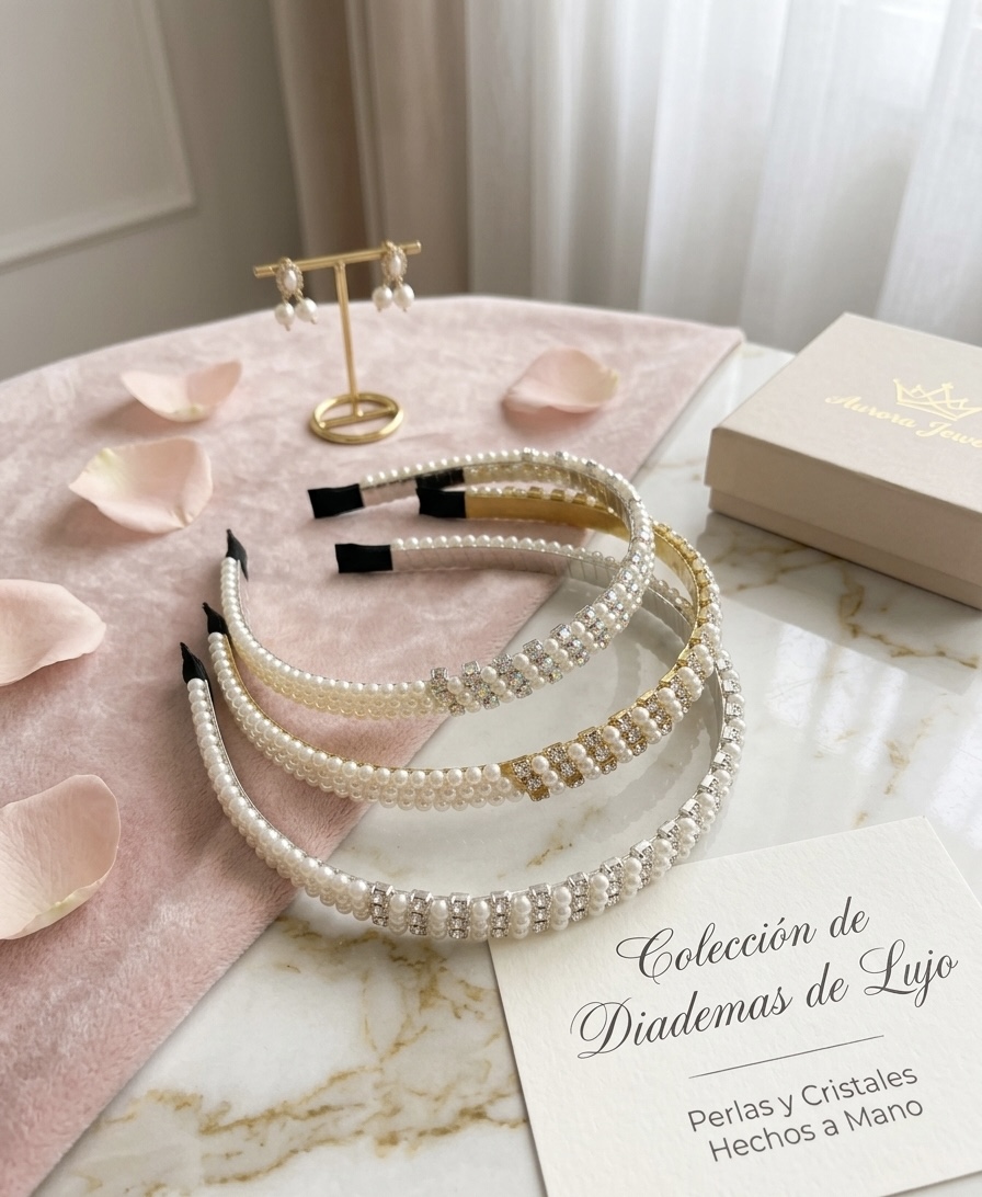 Diadema de perla chica