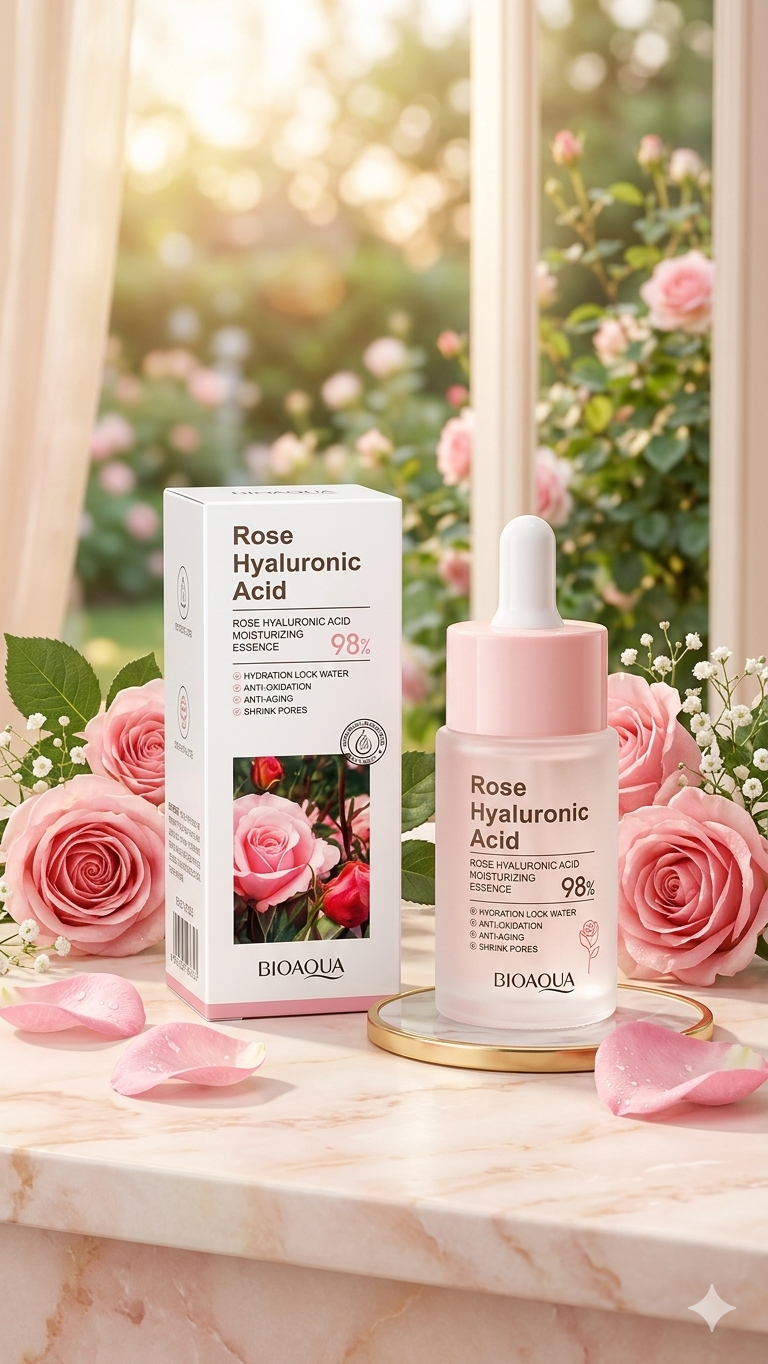 Serum facial de Acido Hialuronico Rose